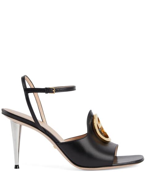 gucci blondie leather sandals|Gucci sandal outlet.